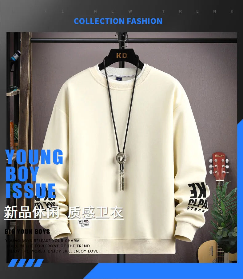 Men Women T Shirt Pullover Oversized Korean Version Long Sleeve Top Cartoon Cat Graphics T-Shirt Harajuku Casual Men's Clothing