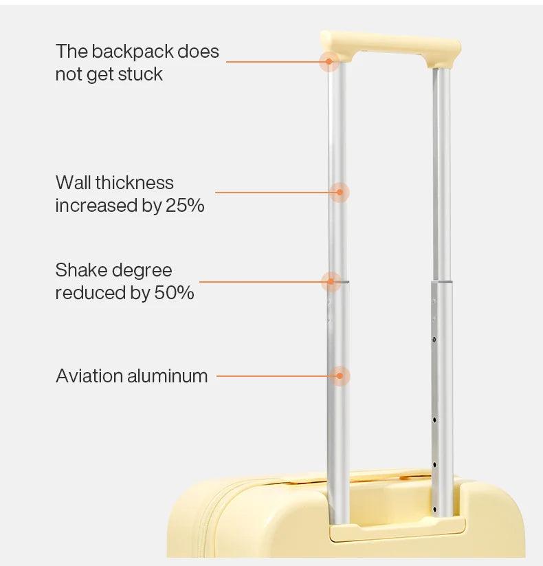 Mixi New Design Puristic Expandable Travel Luggage TSA Lock Lightweight Large Capacity PC Suitcases Spinner Wheels 20 24 26Inch