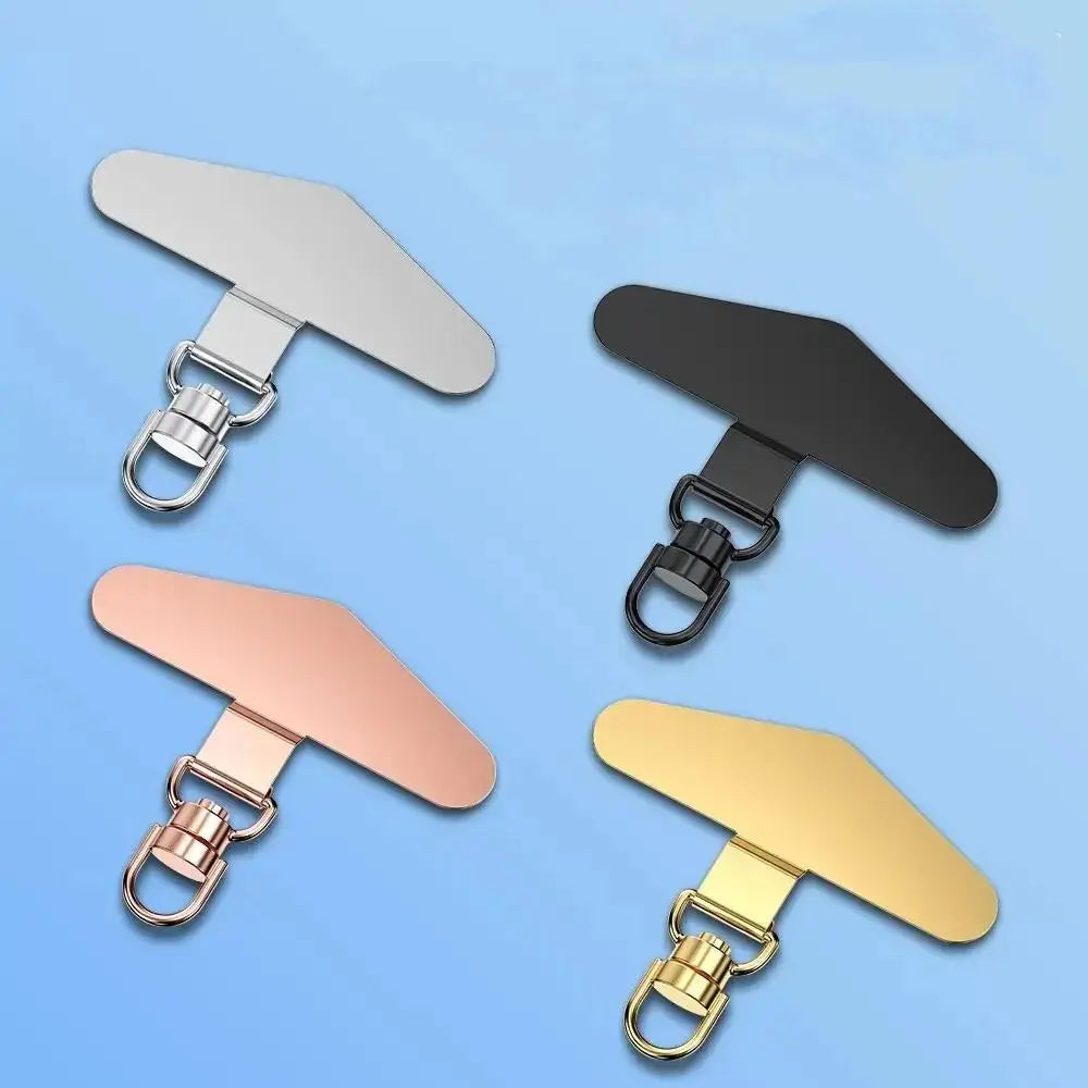 360° Rotation Metal Steel Phone Tether Tab Cell Phone Lanyard DY Patch Gasket Universal Cellphone Lanyard Safety Connecter Piece
