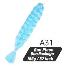 Xpression Synthetic Big Braids Crochet Hair Braids Extensions Yaki Straight Hair Women's Jumbo Braids Hair Daily Wear