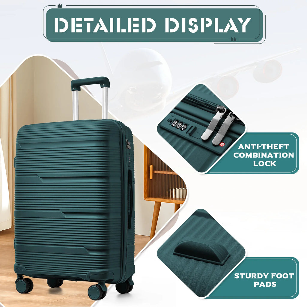 2024 New Design Travel Suitcase Rolling, Women Men Carry on Travel Trolley Case 20 Inch, Boarding Cabin Luggage Suitcase 24 28''