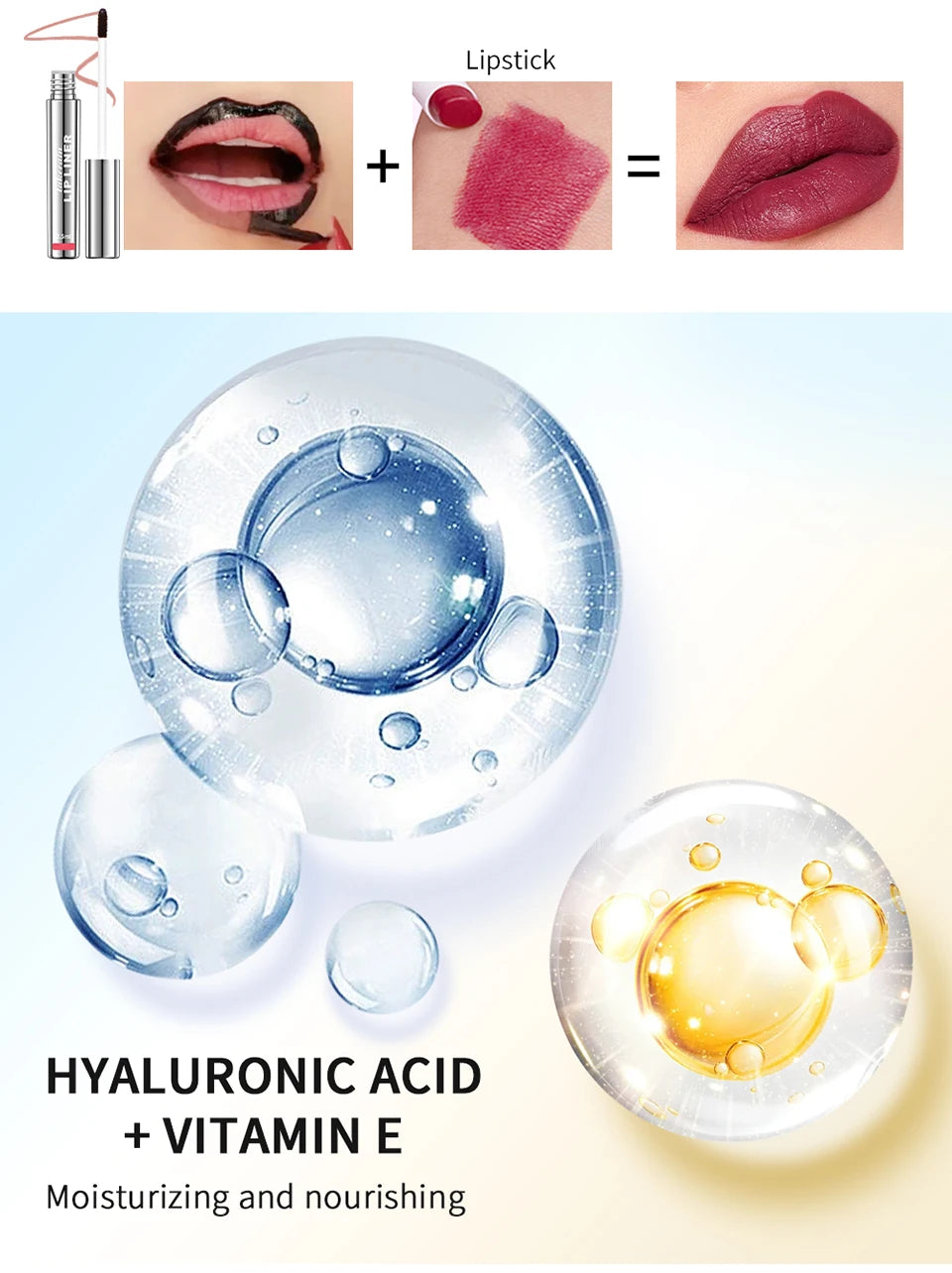 ibcccndc Waterproof Peel-Off Lip Liner & Tint (4 Colors, Long-Lasting Matte)