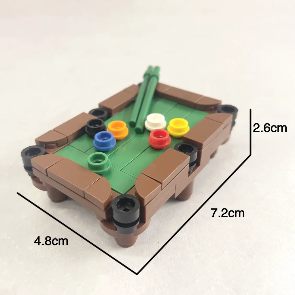 New Creative Desktop Decorative Shrimp Building Blocks Balance Frame Billiards Model Kit MOC Puzzle Assembly Toys & Gifts