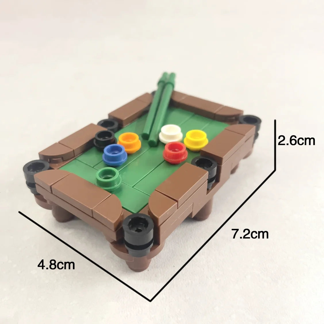 New Creative Desktop Decorative Shrimp Building Blocks Balance Frame Billiards Model Kit MOC Puzzle Assembly Toys & Gifts