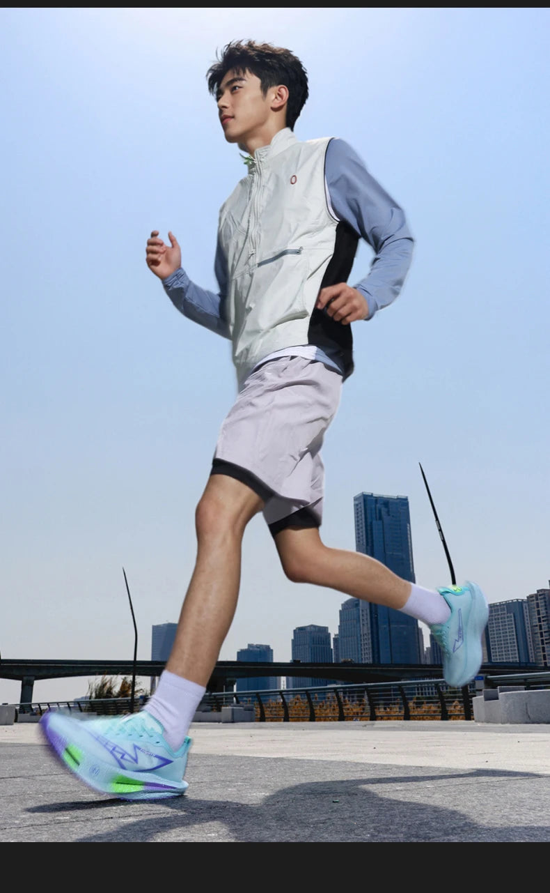 NEW Running Shoes Carbon Board Marathon Men Sports Breathable Lightweight Women's Comfortable Athletic Nonskid Sneakers Casual