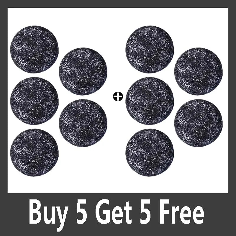 Men's Shampoo Bar Black Soap Nourishes Dark Hair Deeply Cleanses Summer Refreshing Solid Shampoo Soap