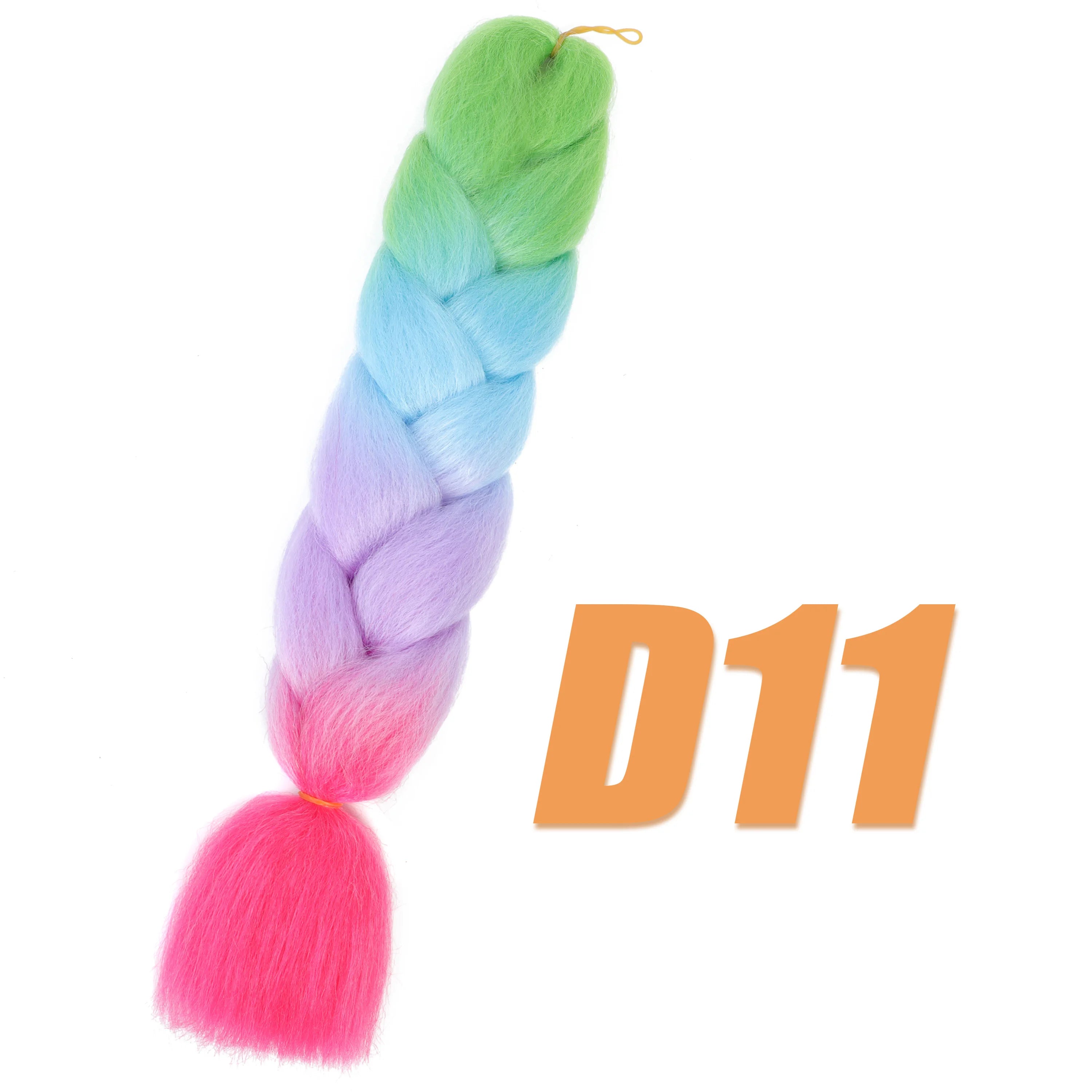 Synthetic Kanekalon Crochet Hair Braiding Hair Pre Stretched Curly Jumbo Braids Extensions Hair Accessories For Girls Braids