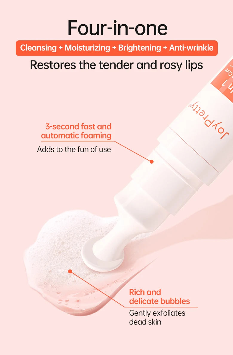 JoyPretty Bubble Lip Balm Lightening Dark Lip Mask Gloss Oil Makeup Exfoliating Clean Moisturizer Beauty Health Lip Care Product