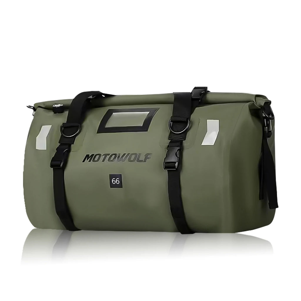 Motorcycle Waterproof Tail Bag Travel Outdoor Dry Luggage Roll Pack Bag 20 /40/66 Motorbike Luggage Backpack Motorcycle Seat Bag
