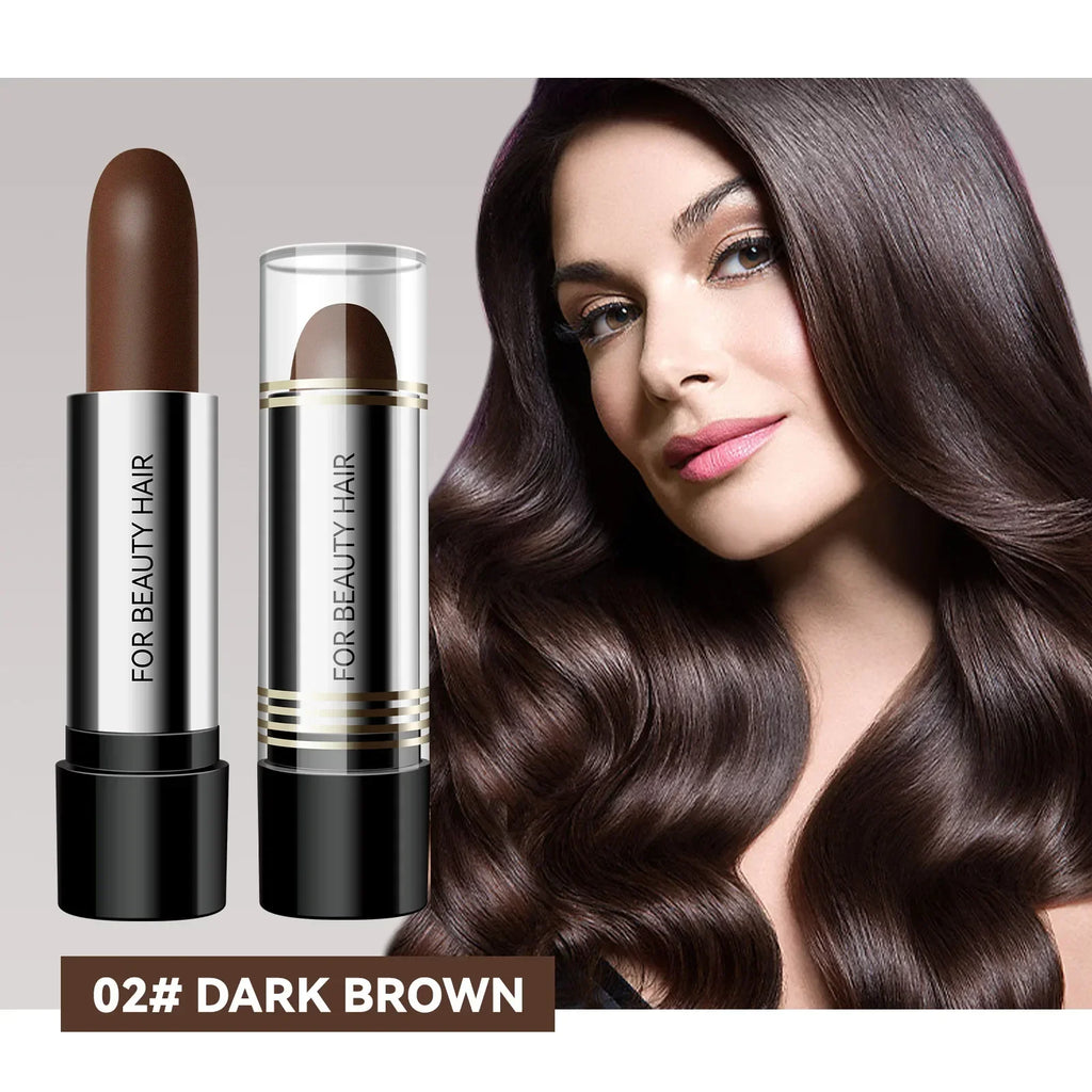 Black Brown Hair Dye Pen One-time Temporary Hair Dyeing Stick Cover Grey White Hair Fill in Hairs Coloring Styling Makeup Tools