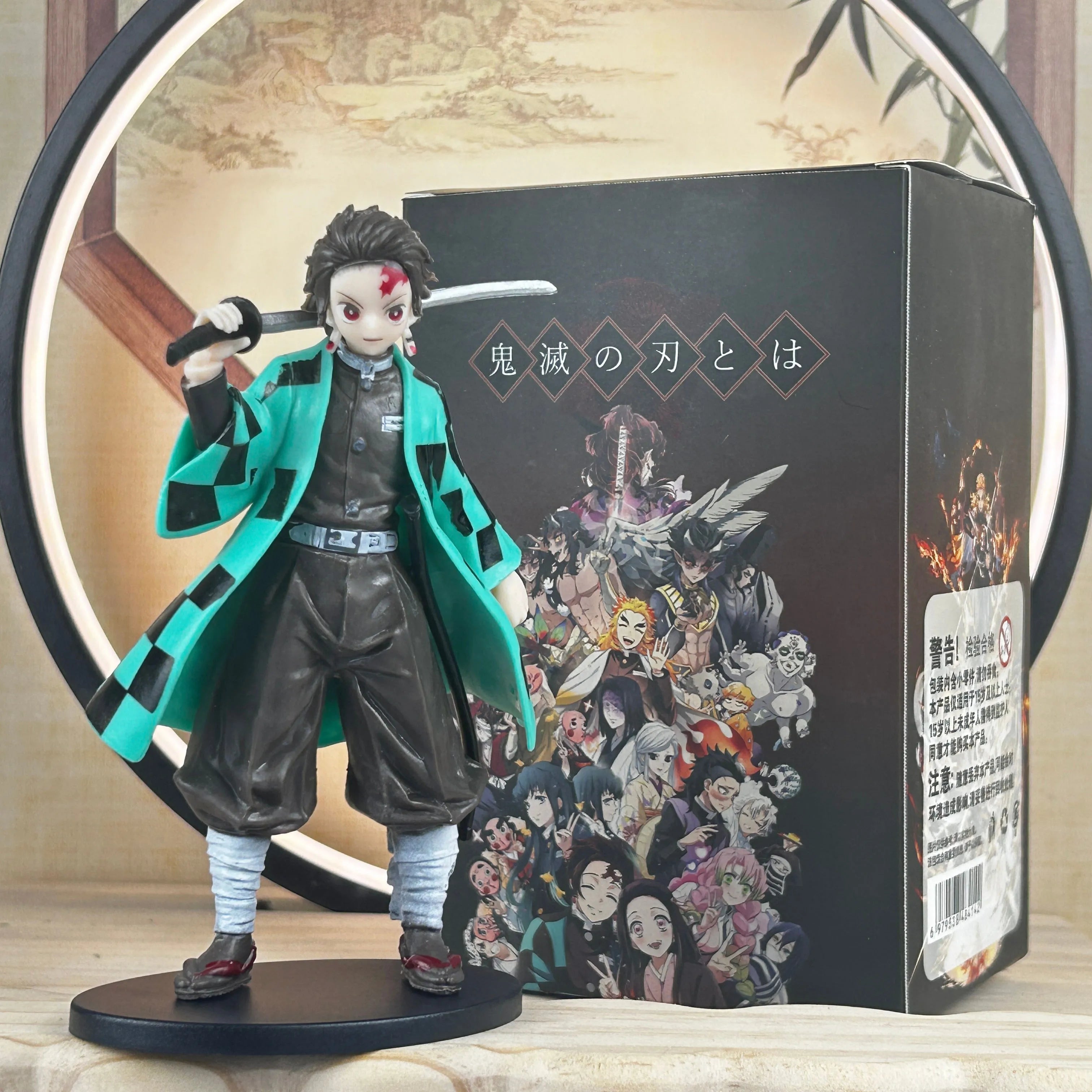 Anime Figure Demon Slayer Figures Kimetsu No Yaiba Doll Tanjiro Nezuko Zenitsu Figurine Inosuke Warrior Action Figure Model Toys