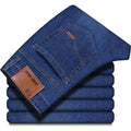 2025 Men's Jeans Casual Stretch Classic Blue Black Denim Pants Men's Texture Jeans Versatile Item Interprets Denim Fashion offic