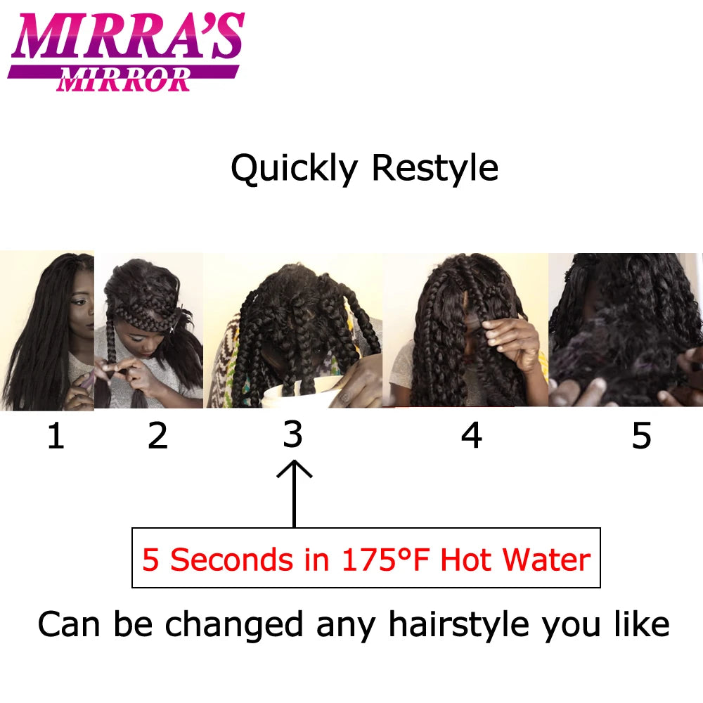 Soft Synthetic Braiding Hair for Kids Short Jumbo Braids Hair 12/16/20/26/30 Inch Pre Stretched Yaki Straight Hair Extensions