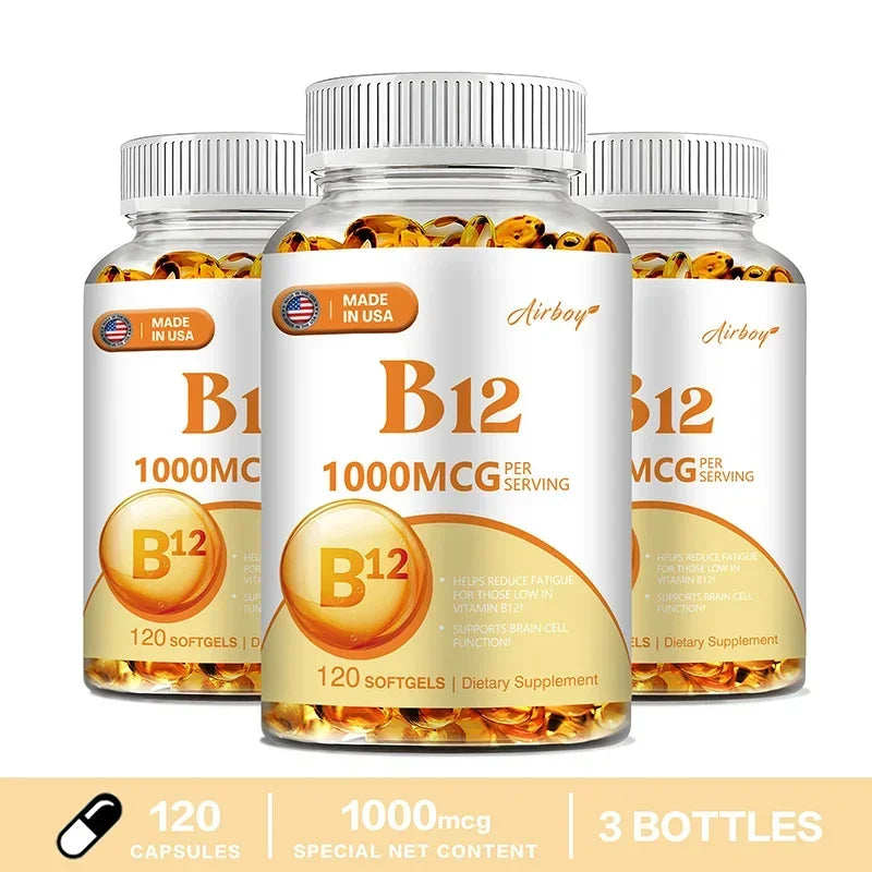Vitamin B12 Capsules — Energy & Nerve Support