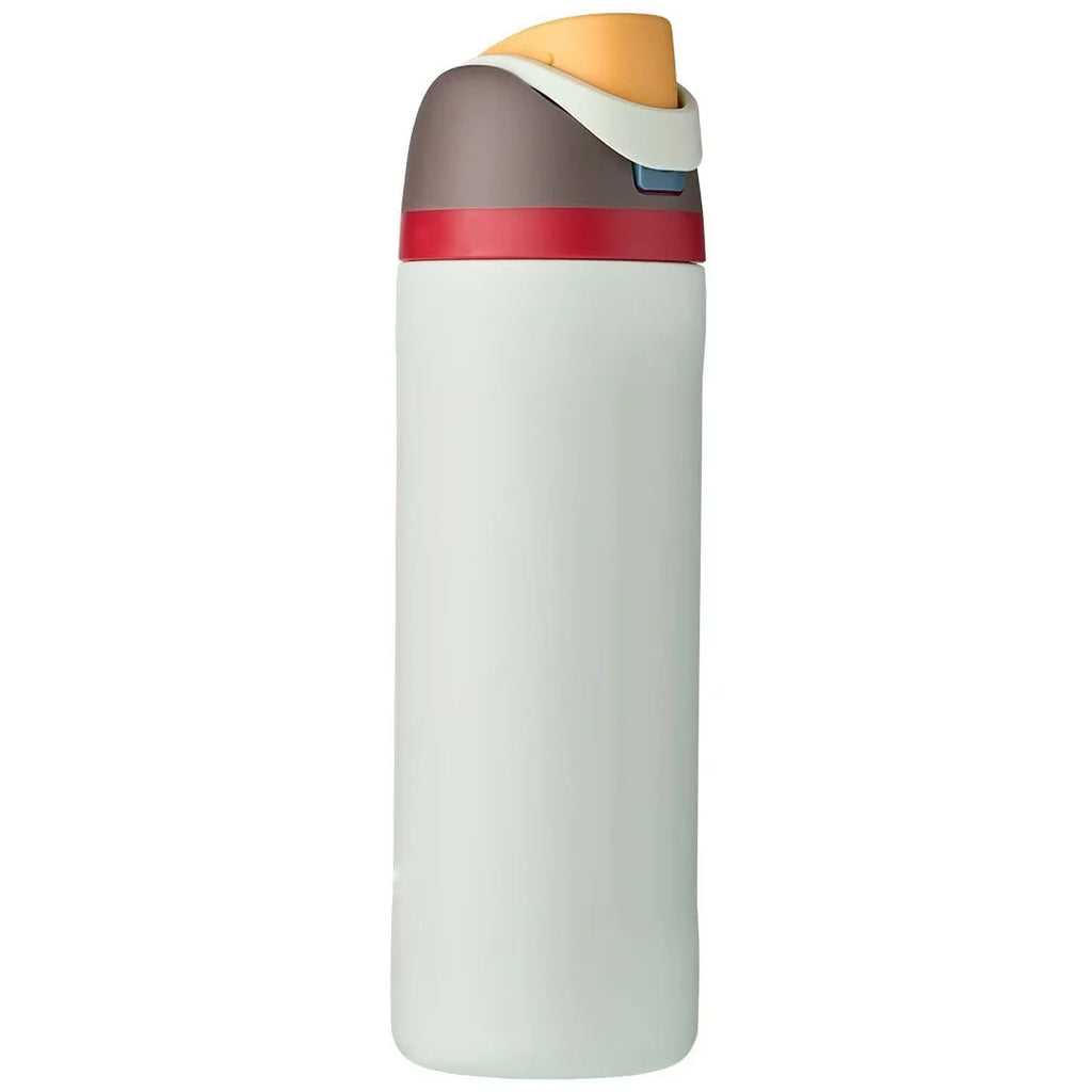 Stainless steel insulated water bottle with straw for sports, travel and school Suitable for all kinds of adventures