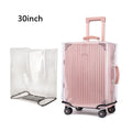 1PC PVC Luggage Cover Transparent For Travel Protective Luggage Case With Handle Dustproof Waterproof Practical Design