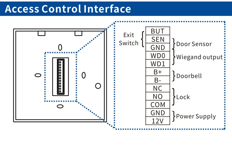 Asia-Teco M10H Fingerprint Time & Access Terminal (2.4" TFT)