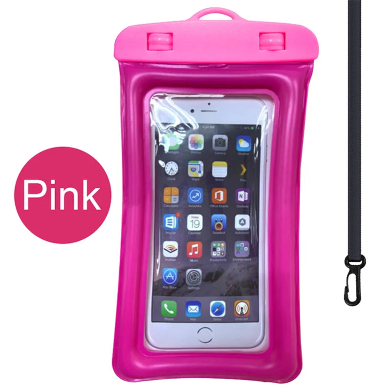 IP68 Universal Waterproof Phone Cases Bag For iPhone 16 15 14 13 12 11 Pro Max X Xiaomi Samsung S24 Ultra Swim Cover Accessories