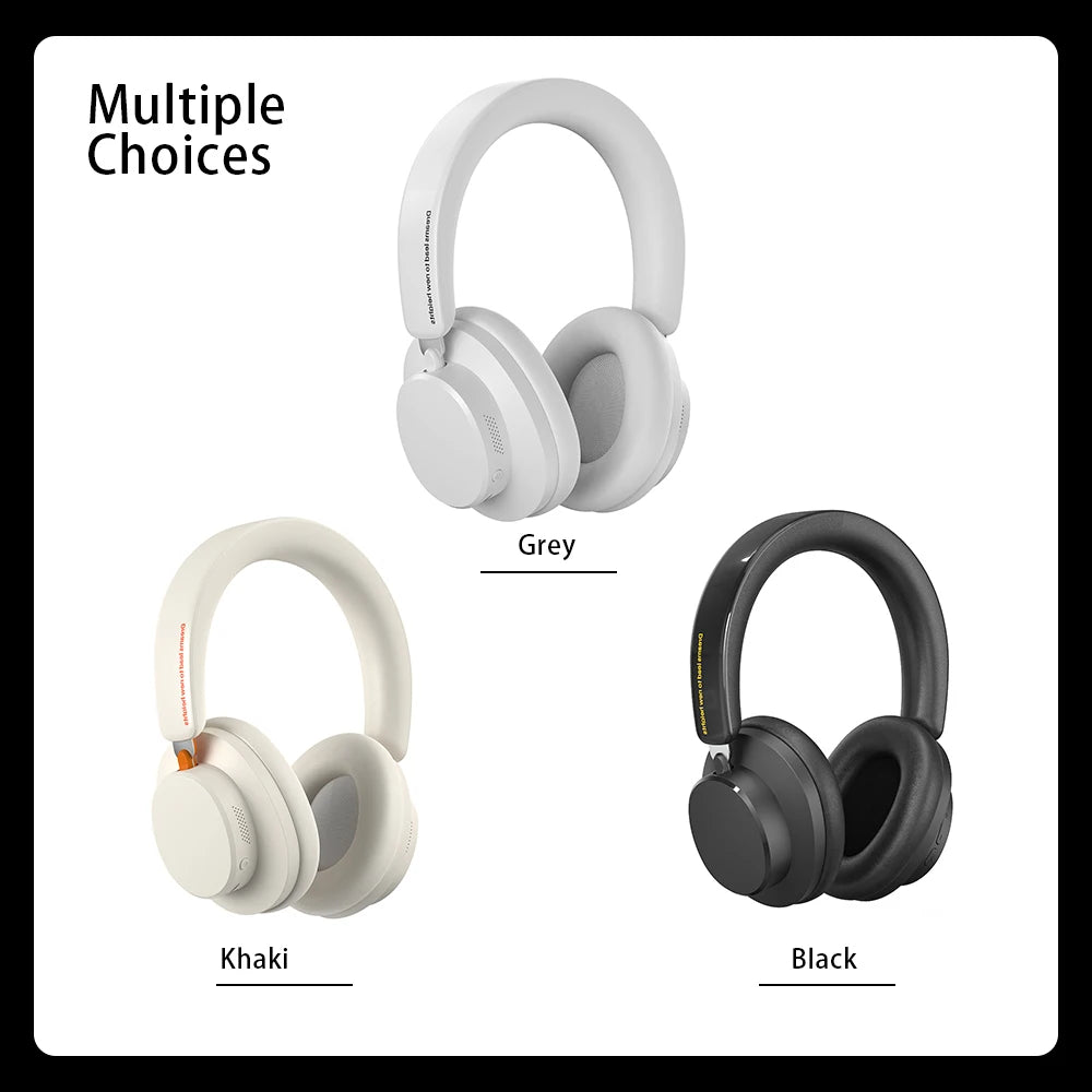 ANIVIA ANC500 Over-Ear Headphones — Hybrid ANC, BT 5.4, 60-Hour Battery