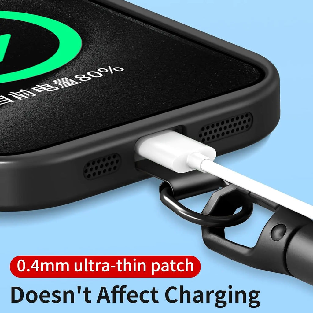 Universal Adjustable Mobile Phone Lanyard Short Wrist Strap with Self-locking Anti-drop Design Durable Polyester Phone Strap