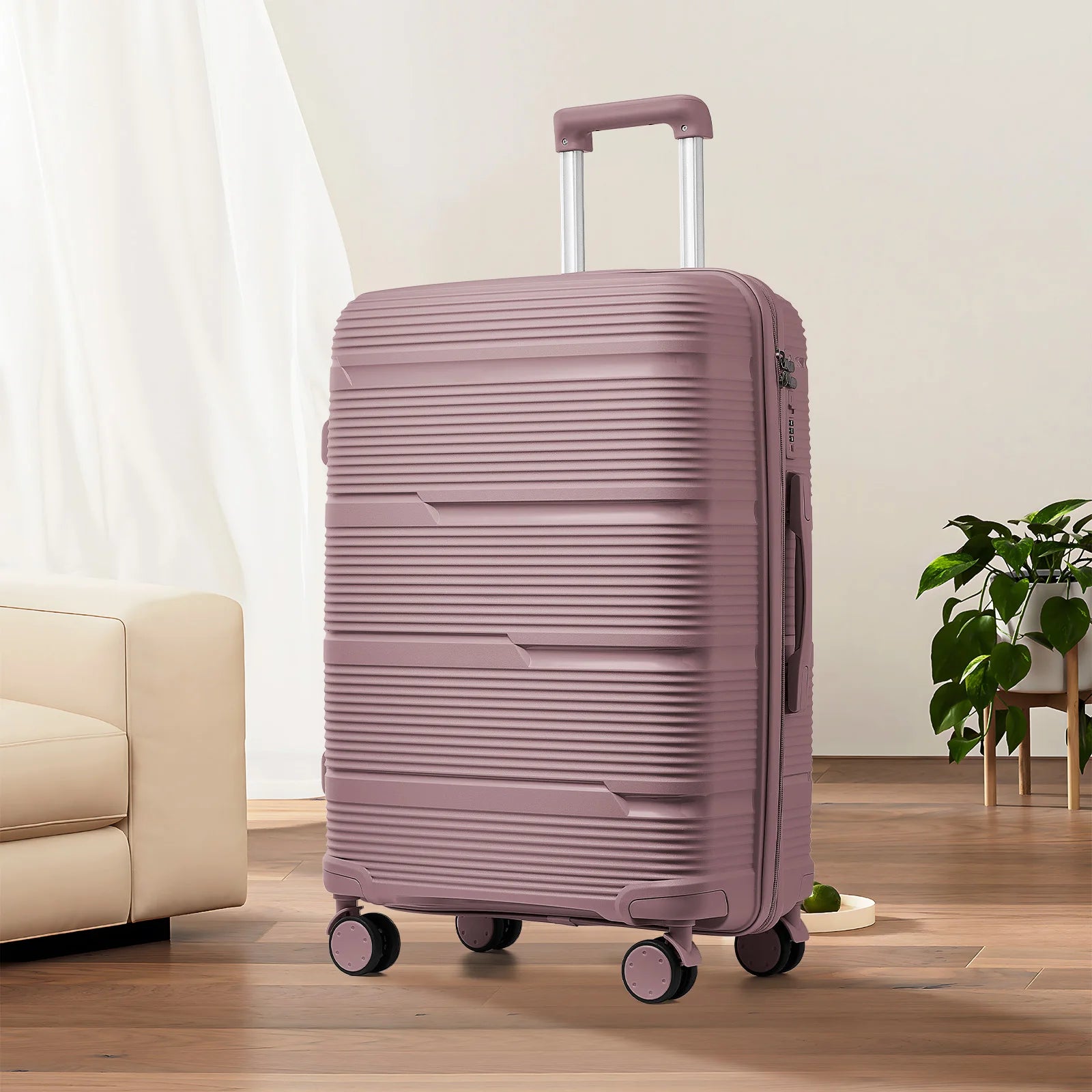 2024 New Design Travel Suitcase Rolling, Women Men Carry on Travel Trolley Case 20 Inch, Boarding Cabin Luggage Suitcase 24 28''