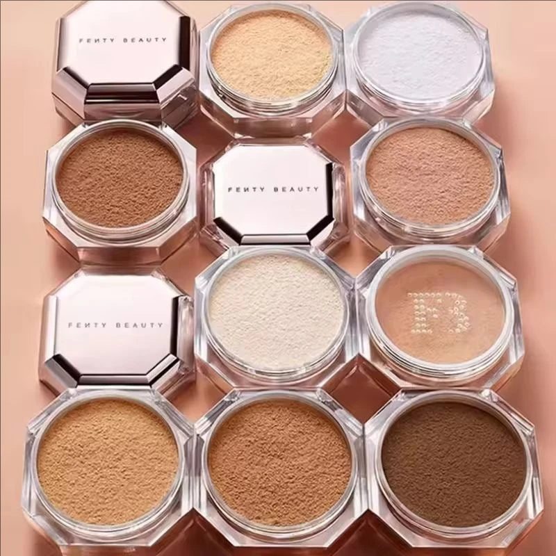 Fenty Beauty Set Lipstick Lasting Moisturize Diamond Facial Illumination Powder Presenting Facial Contour Stick Loose Powder