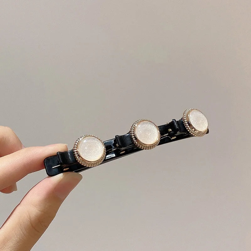 Elegant Butterfly Braided Hair clip for women Korean version Side Clip Fashion Girl Hairpin Hair Accessories duckbill clip