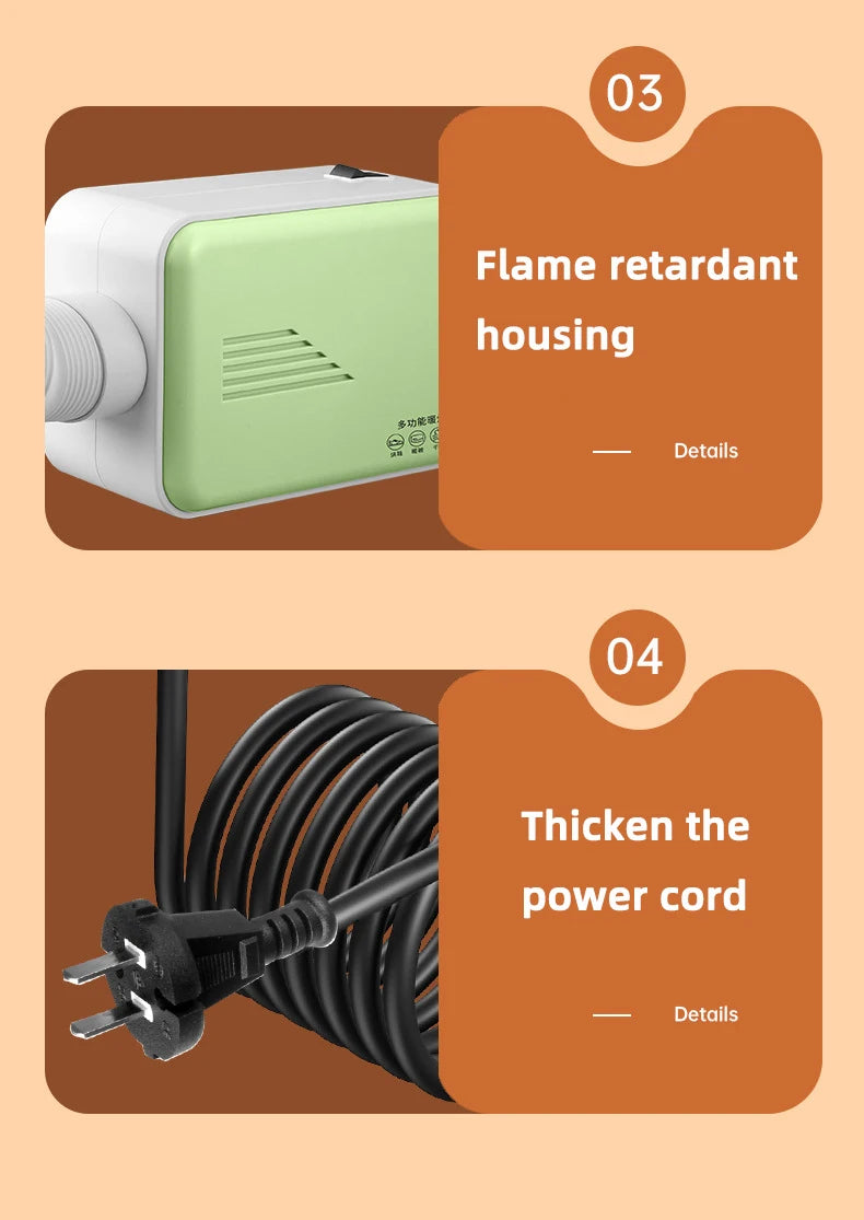 110V/220V Electric Clothes Dryer Laundry Multifunction Quickly Drying Clothes Shoes Warm air Clothes Dryer Heater Drying Machine