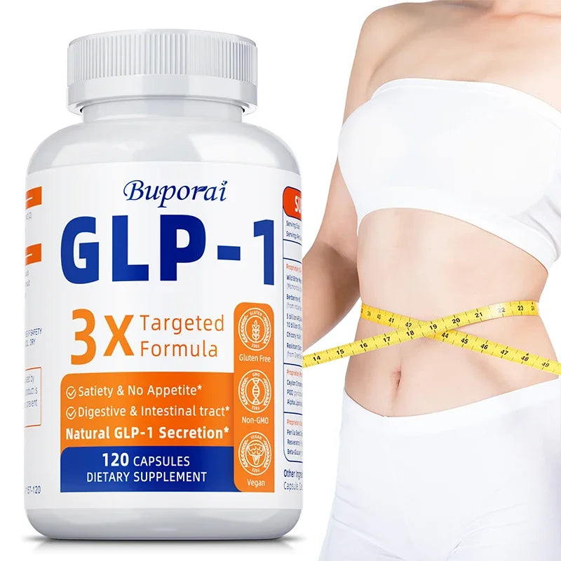GLP-1 Supplement - Promote Metabolism, Support Intestinal and Digestive Health, Efficient Absorption, Anti-oxidation - 120pcs