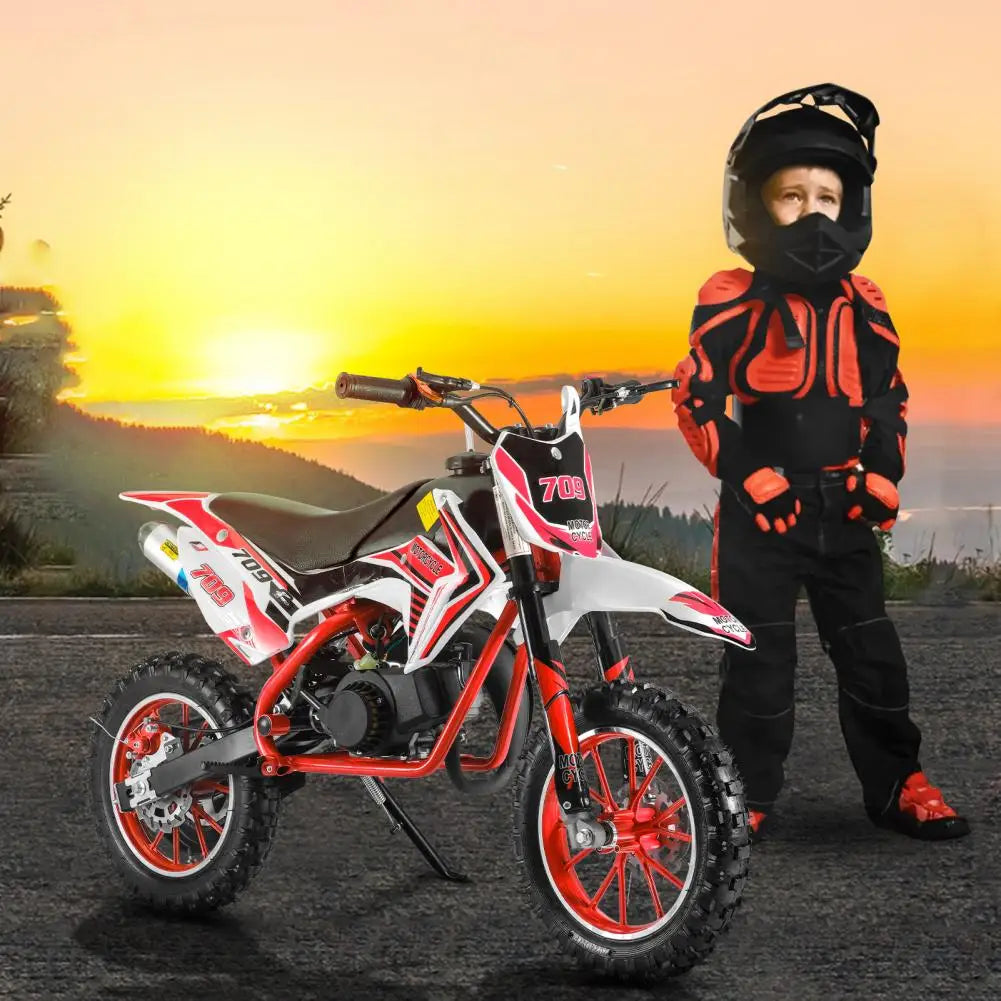 49cc 2-Stroke Kids Dirt Bike (Red)