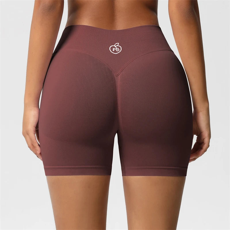 DARC·WOLVES Seamless Booty-Lift Biker Shorts — 3D Shaping Fit, High-Waist Compression for Women’s Workout & Everyday Style