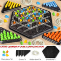 Triangle Link Chess Tabletop Puzzle Game Family Parent-Child Interactive Game Logical Thinking Training Educational Toy