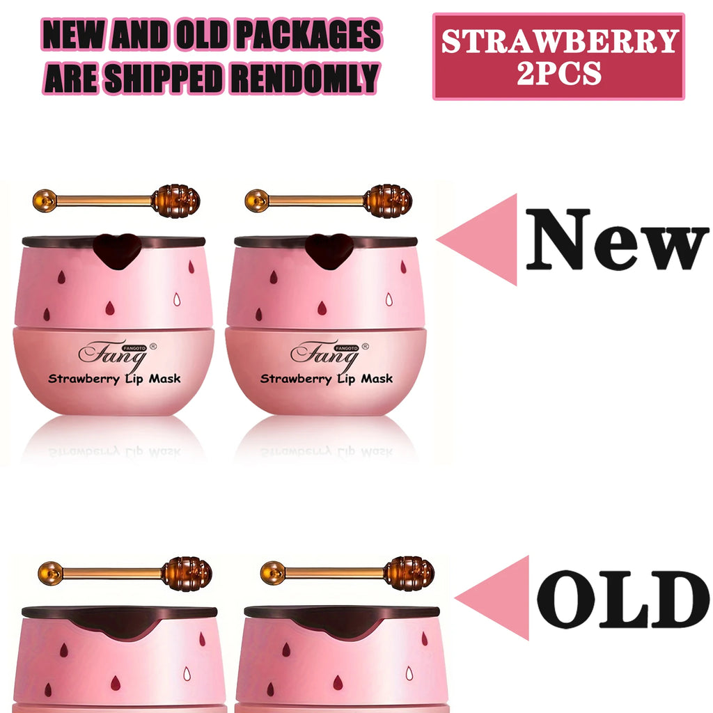 2-Pack Bee Balm Lip Care Set — Exfoliating & Hydrating Sleeping Mask (5.5 g × 2)