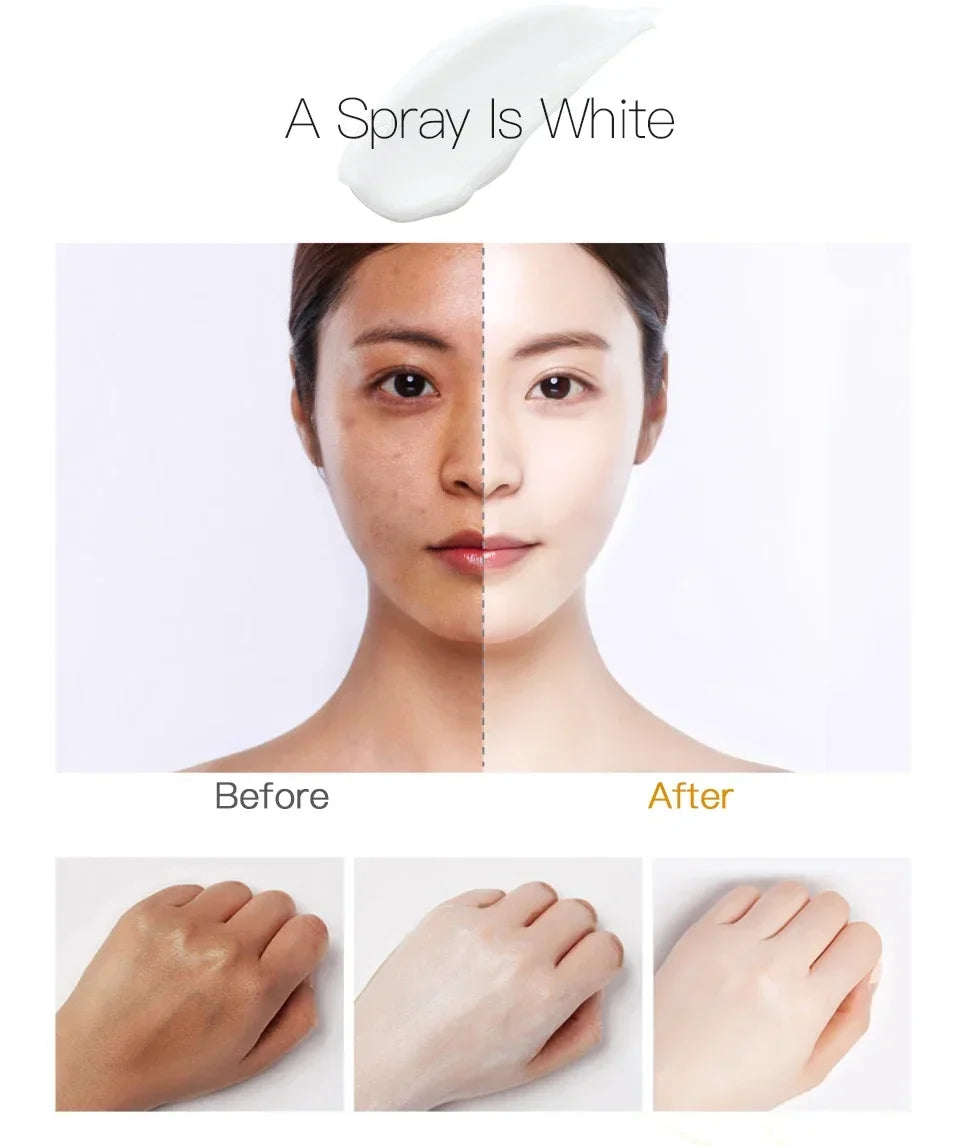 BB Cream Whitening Moisturizing Base Spray Waterproof Concealer Brighten Face Beauty Skin Care Foundation Makeup Korean Cosmetic