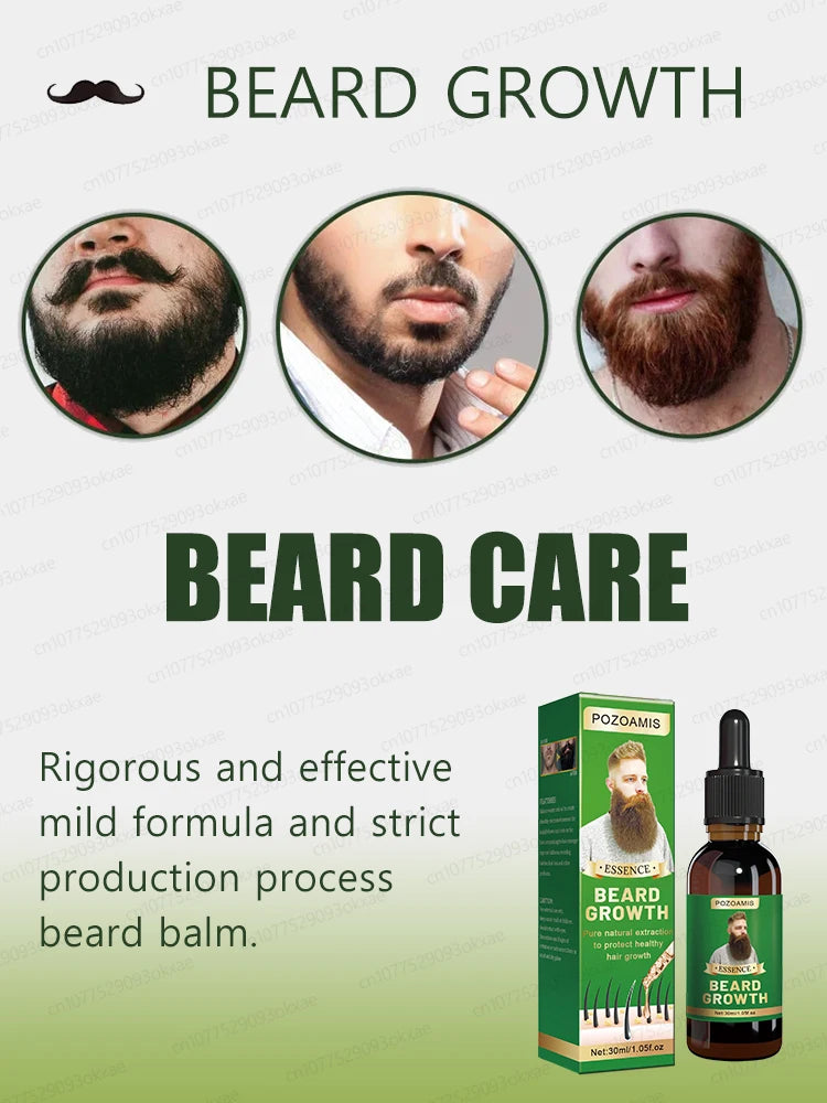 Beard & Hair Growth Essence – Root Care Serum (30ml)