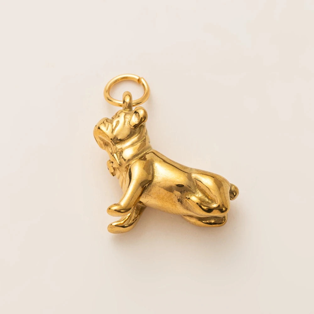 18K Gold-Plated Animal Series Charms | Stainless Steel DIY Pendants for Jewelry Making