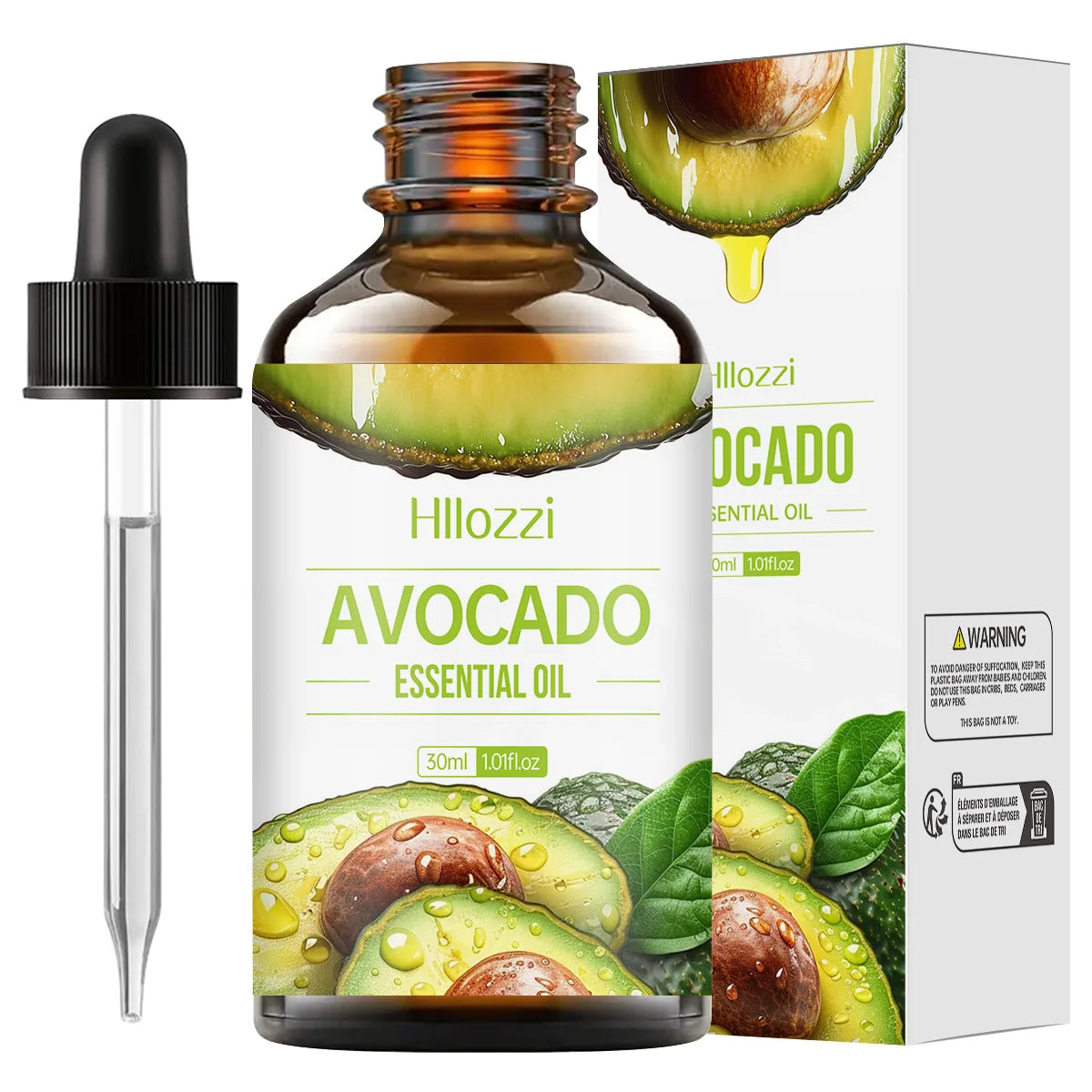 30ml avocado essential oil, skin brightening, moisturizing, hair repairing, aromatherapy, humidifier soap, multifunctional