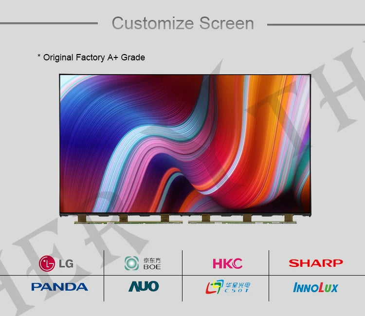 Custom TV 40 Inch UHD 1080p LED TV Television 43 50 65 65inch 4K Smart TV