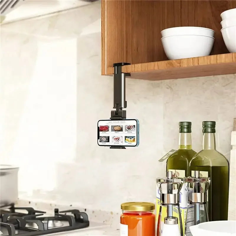 Portable Phone Mount for Traveling Stable Car Phone Holder Foldable Smartphone Holder on Train/Airplane Universal for 4.7-6.9in