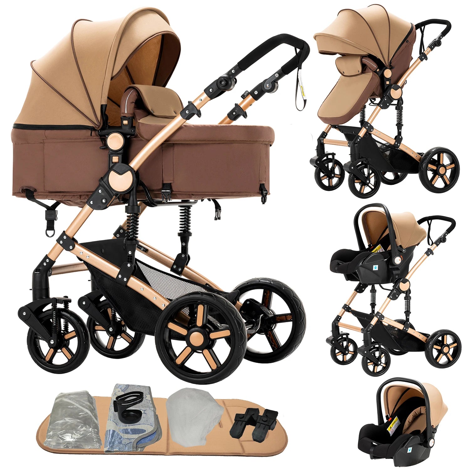 Baby Stroller Baby Accessories Baby Cars Stroller 3 In 1 Baby Newborn Things Light Baby Stroller Baby Pram Baby Carriage 3 In 1