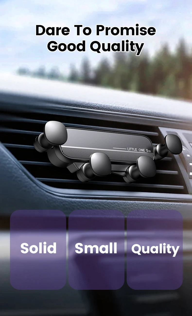 Gravity Car Phone Holder Air Vent Mount Cell Phone Holder in Car Mobile Support For iPhone 13 12 Xiaomi Universal GPS Stand