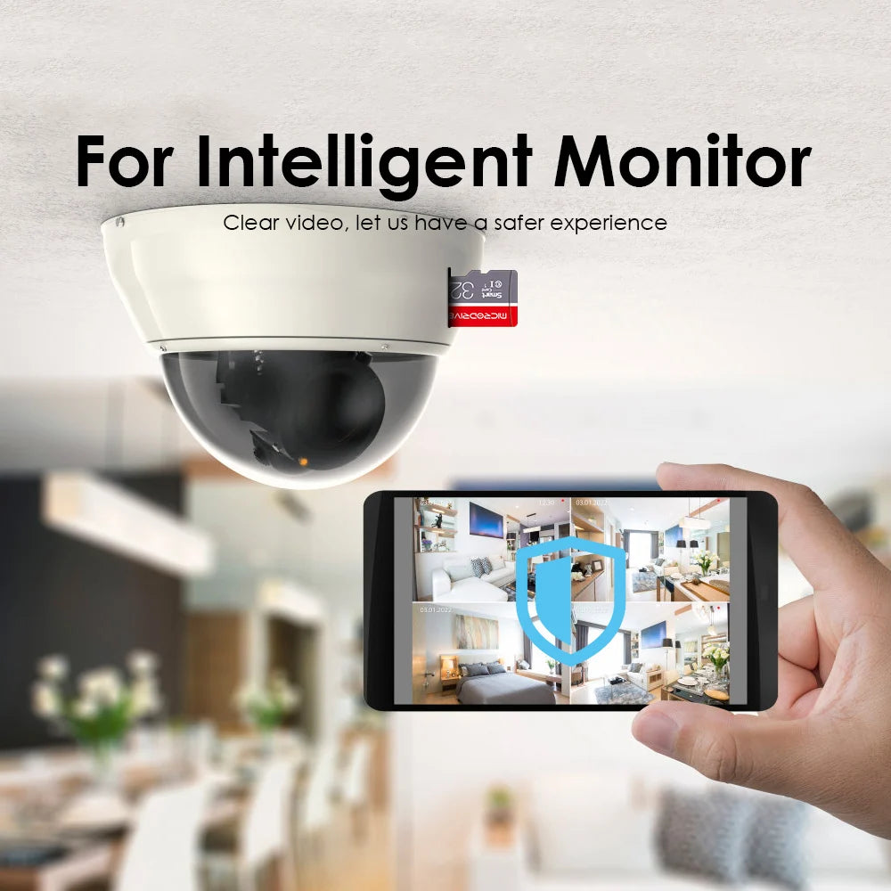 MicroDrive High-Speed microSD Card (16–256GB, C10/A1/U3, V10)