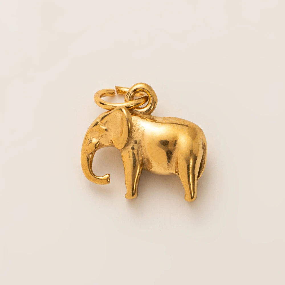 18K Gold-Plated Animal Series Charms | Stainless Steel DIY Pendants for Jewelry Making