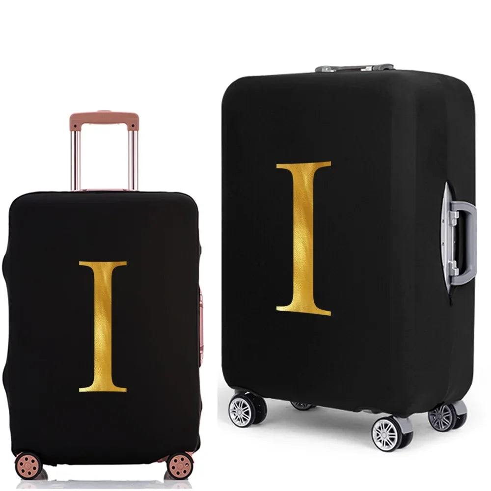 Letter Print Luggage Cover Thicker Suitcase Protective Case Trunk Case Apply Elastic Dust Case for 18" To 32" Travel Accessories
