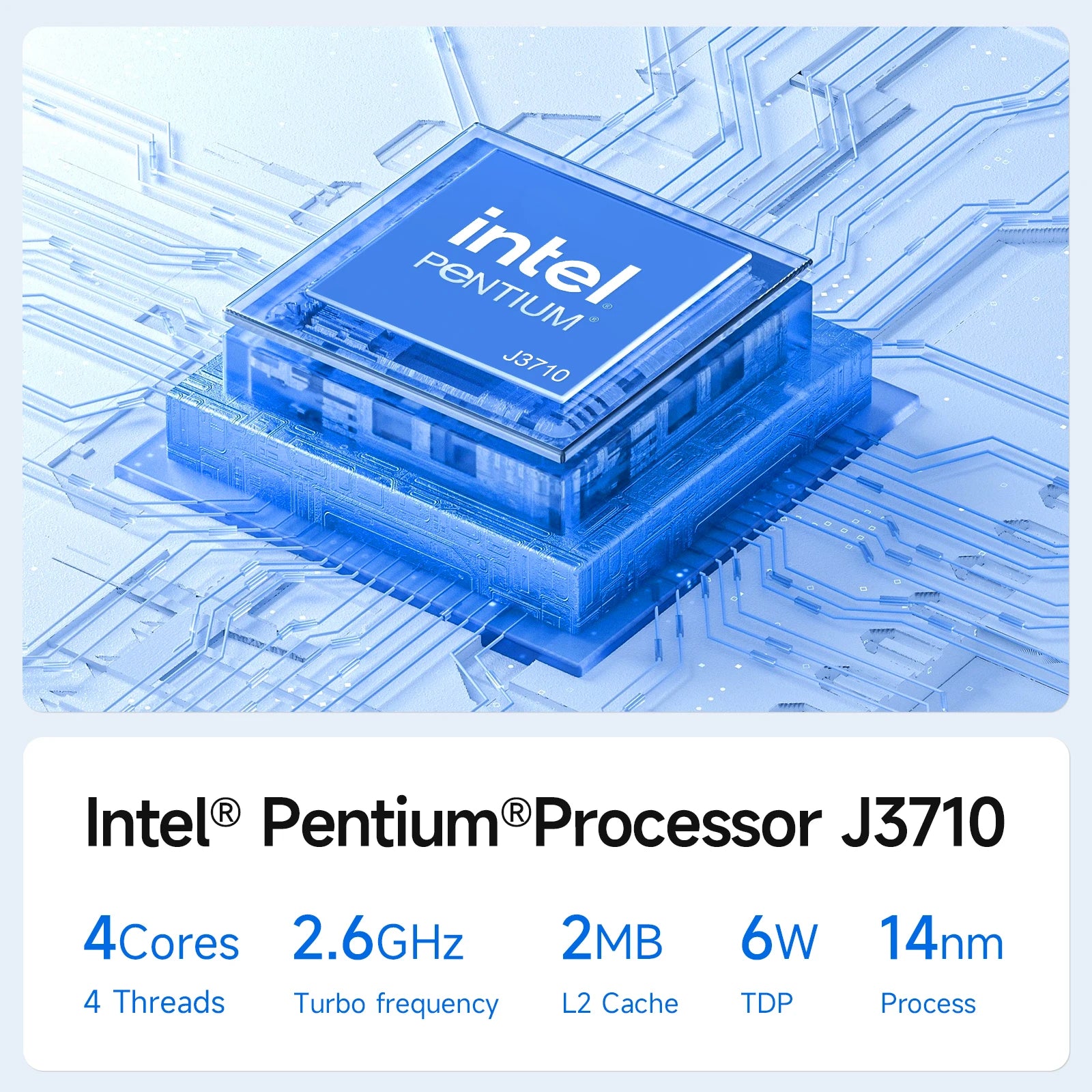 15.6″ Laptop — Intel Pentium J3710, 8GB DDR4, 256GB SSD, Full HD IPS, Windows 11, Wi-Fi + BT 5.0 (Dark Gray)