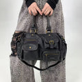Venn Angel Women Handbags Top-handle PU Shoulder Bag Satchel Fashion Dumpling Pack Tassel Design Multi-pockets Evening Bags