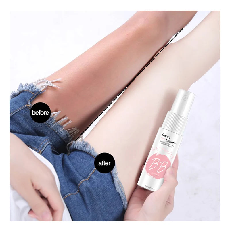 Moisturizing Base Spray BB Cream Waterproof Concealer Brighten Face Beauty Whitening Skin Care High Coverage Makeup Base