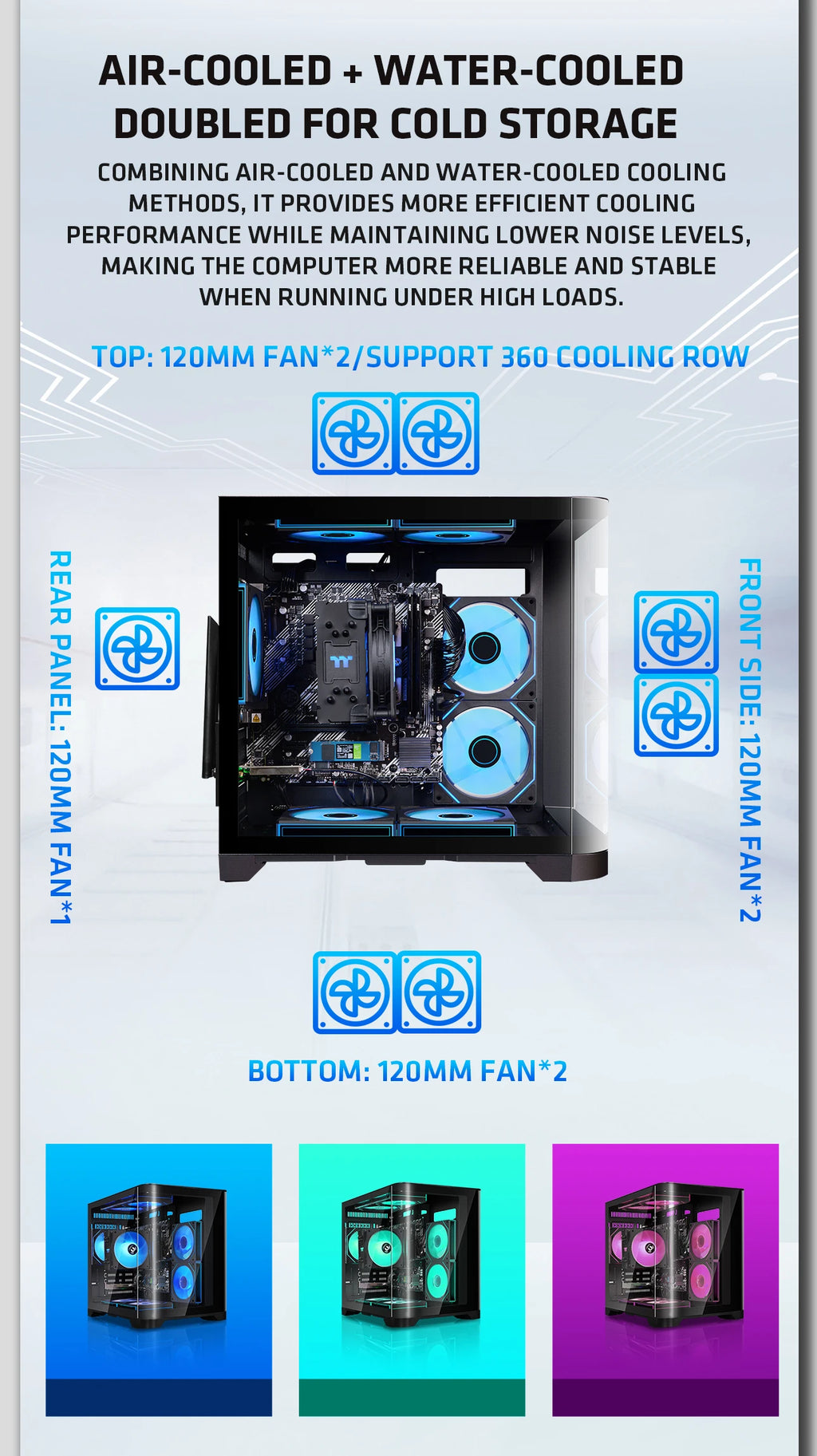 YEAH MAGIC Gaming Desktop — AMD Ryzen 5 5600GT, 16GB DDR4, 1TB NVMe SSD, ARGB 7-Fan Cooling, Windows 11 Home