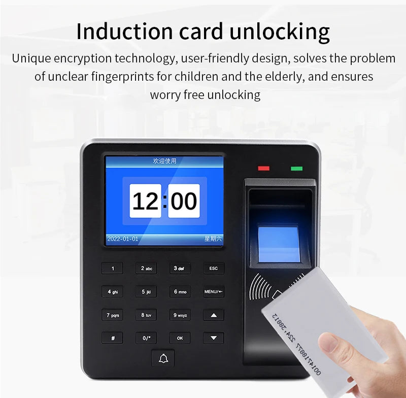 Asia-Teco M10H Fingerprint Time & Access Terminal (2.4" TFT)