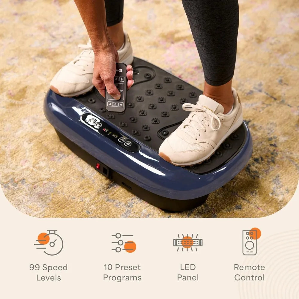 Lifepro Vibration Plate Exercise Machine with Magnetic Acupoints - Full Body Vibration Platform for Beginners and Recovery